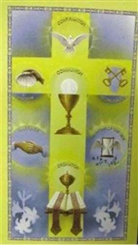 Sacraments Holy Card