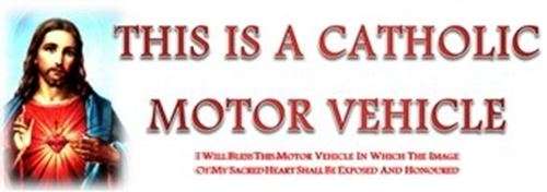 Sacred Heart Bumper Sticker