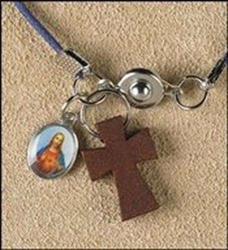 Sacred Heart Devotional Bracelet with Cross