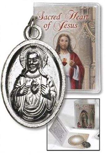 Sacred Heart Medal in PVC Folder