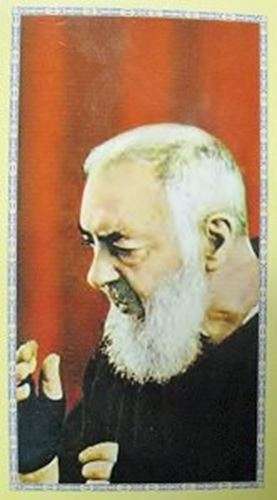 St Pio of Pietrelcina Holy card