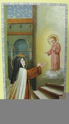 St Teresa of Avila Holy Card