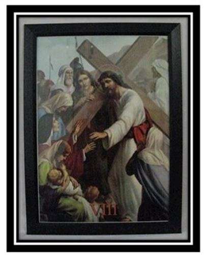 Stations of the Cross - A3 Black Framed set of 14 Stations