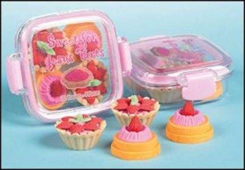 Sweet for Jesus- 3D eraser set in container