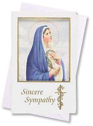 Sympathy card - Sorrowful Mother