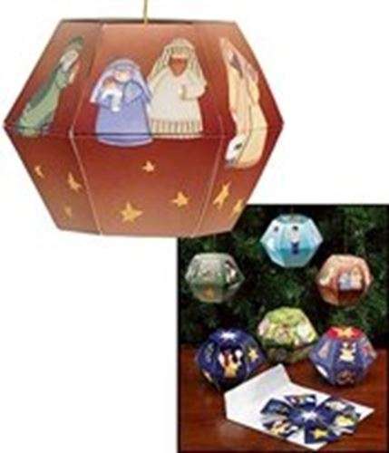 Wise Men at the Nativity - Lantern Ornament