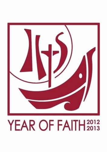Year of Faith transparent vinyl sticker