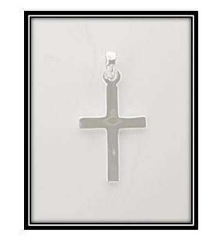 Sterling Silver - 2.2cm simple Cross