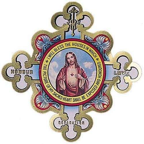 Sacred Heart Door Shield / Window Shield