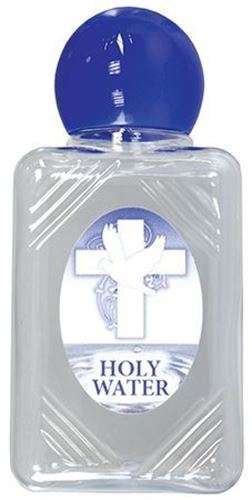 50ml Holy Water Bottle with Dove & Cross image