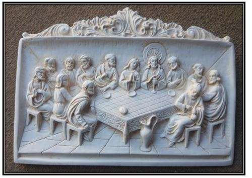 28cm - Last Supper Wall Plaque