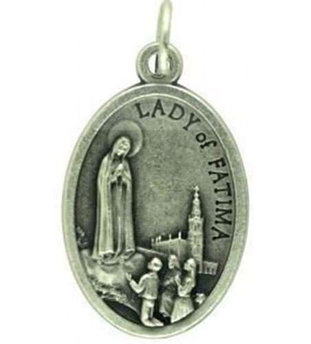 Sterling Silver - Our Lady of Fatima pendant Medal