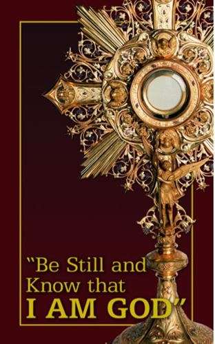 Be Still and Know that I AM GOD