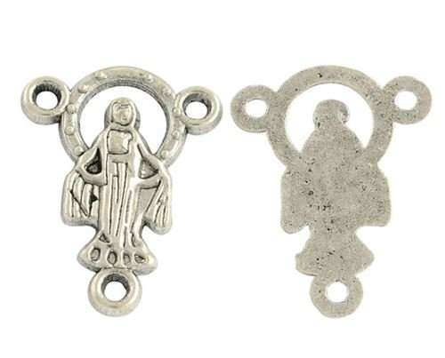2cm Our Lady of Grace in Arch Center Piece - silver