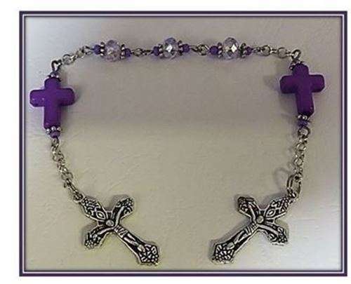 Mary's Little Rose - Purple Cross - Limited Edition
