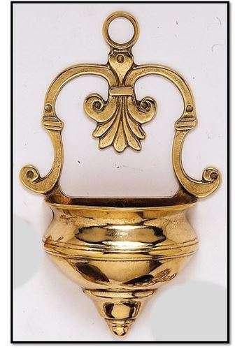 Italian Holy Water Brass font