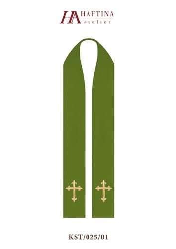Golden Cross -  Stole in all Liturgical Colours
