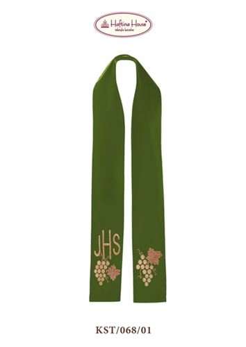 JHS with Grapes -  Stole in all Liturgical Colours