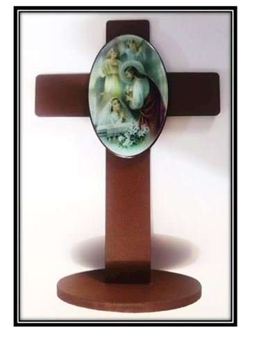 Girl & Jesus - First Holy Communion Standing Cross