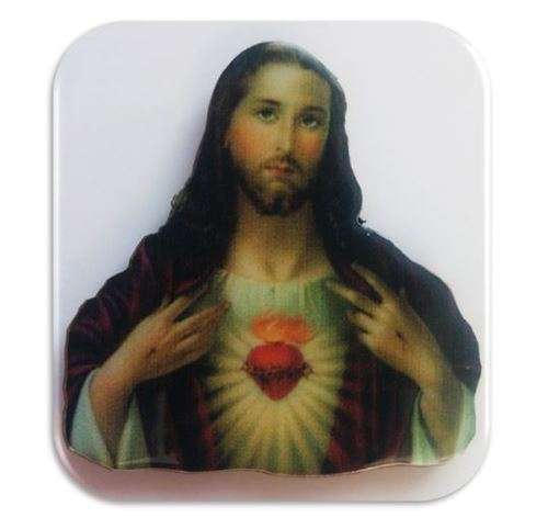 Sacred Heart of Jesus - Glowing Heart magnet
