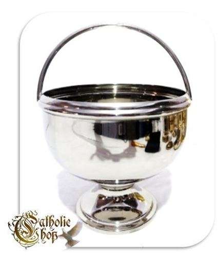 Silver Holy Water Font / Vessel