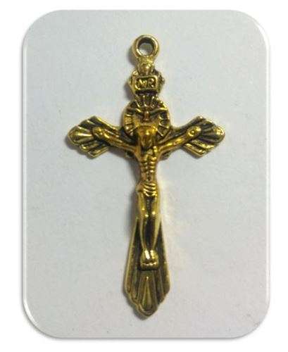37mm Holy Spirit Cross in Gold