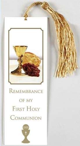 Our Daily Bread - Remembrance Card with golden tassel - White Background