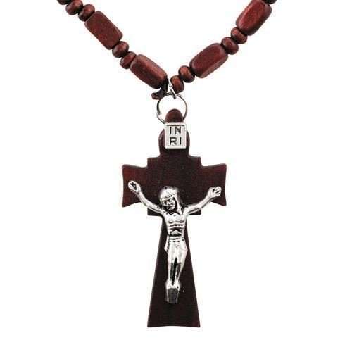 Crucifix Pendant in Wood