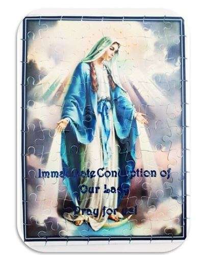 80 Piece Puzzle - Immaculate Conception of Mary - Pray for Us!