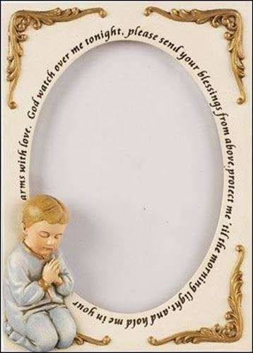 15cm Praying Boy Photo Frame