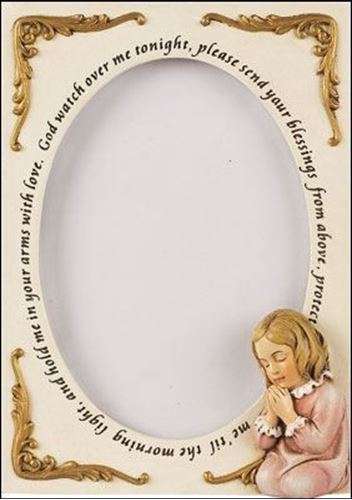 15cm Praying Girl Photo Frame