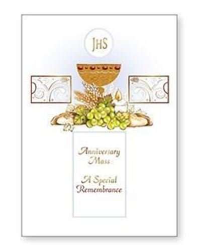 Anniversary Mass - A special Remembrance Mass Bouquet card