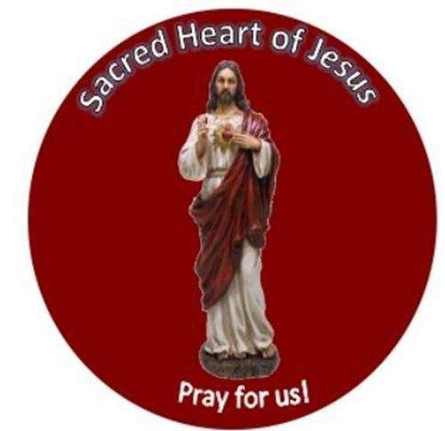 26mm Sacred Heart of Jesus Pin