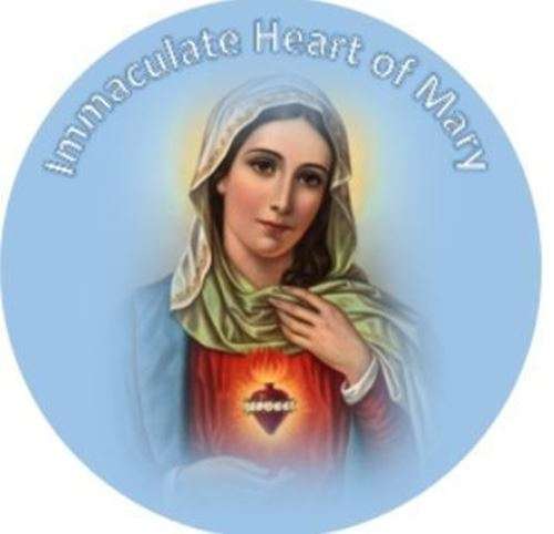 26mm Immaculate Heart of Mary Pin