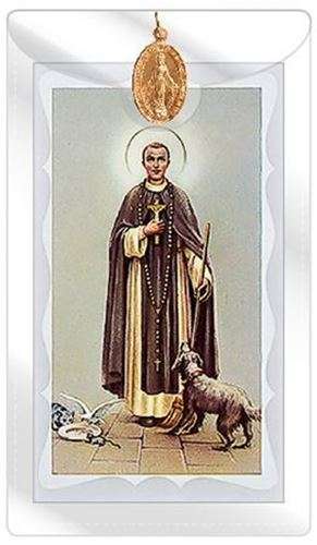 St Martin de Porres  Medal with Prayer Card