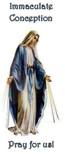 Immaculate Heart of Mary Bookmark / Mysteries of the Rosary