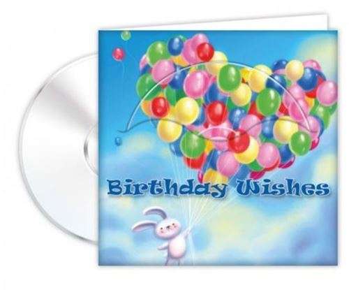 Greeting Birthday Card with CD - Birthday Wishes