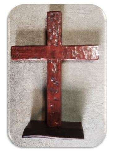 47cm Standing Wooden Cross