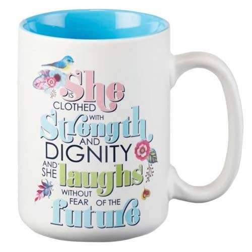 Mug - She is clothed with Strength & Dignity - Gift box