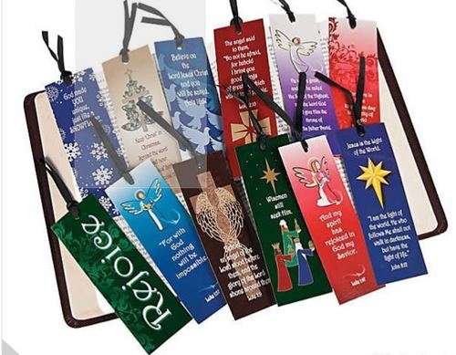 Christmas Bookmarks - Assorted