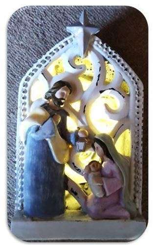 Light up Nativity - 19.5cm- Jesus in Mary's Arms
