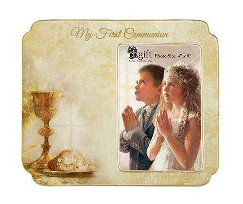 First Communion Photo Frame - Kathy Fincher - 23cm x 19cm