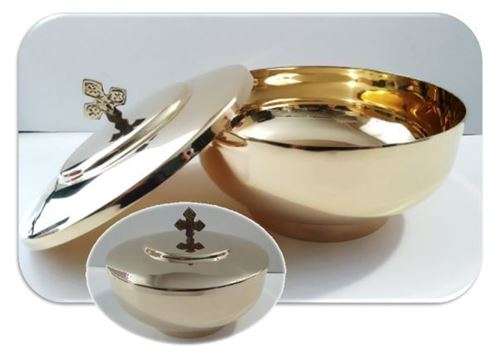 Low  Golden Ciborium & Lid