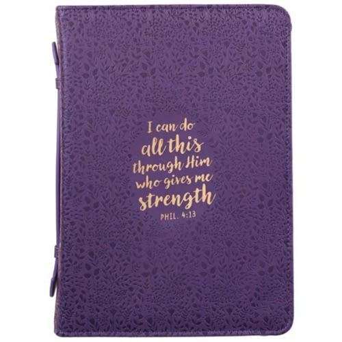 Bible/Missal Case - Lux Leather - I can do this