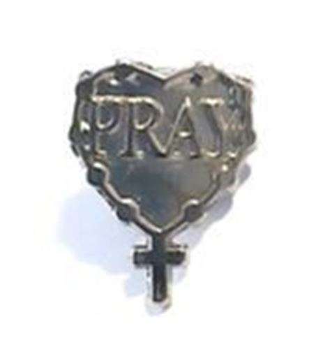 Pray / Rosary lapel Pin