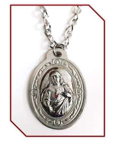 Sacred Heart of Jesus Pendant on 60cm chain