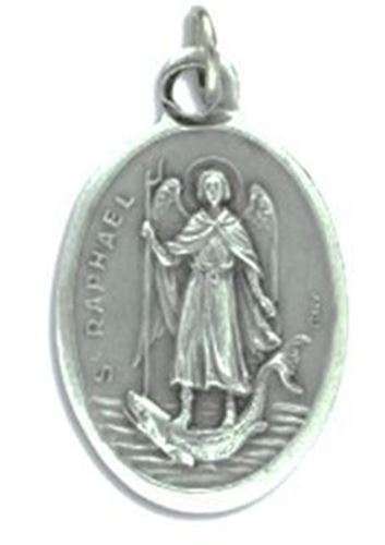 Sterling Silver Archangel Raphael Pendant