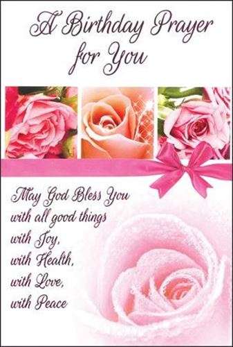 A Birthday Prayer for You - Greeting card