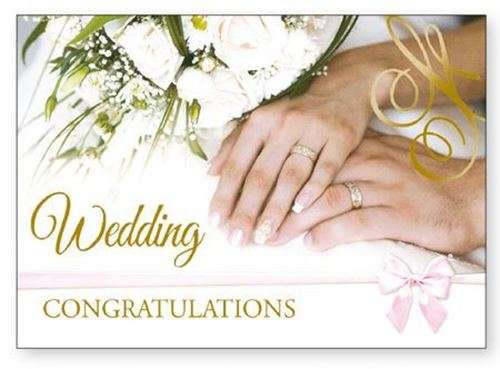 Wedding Congratulations greeting card