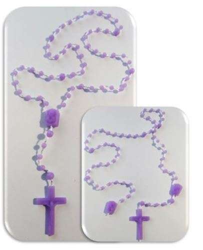 Poppets rosary - Mauve